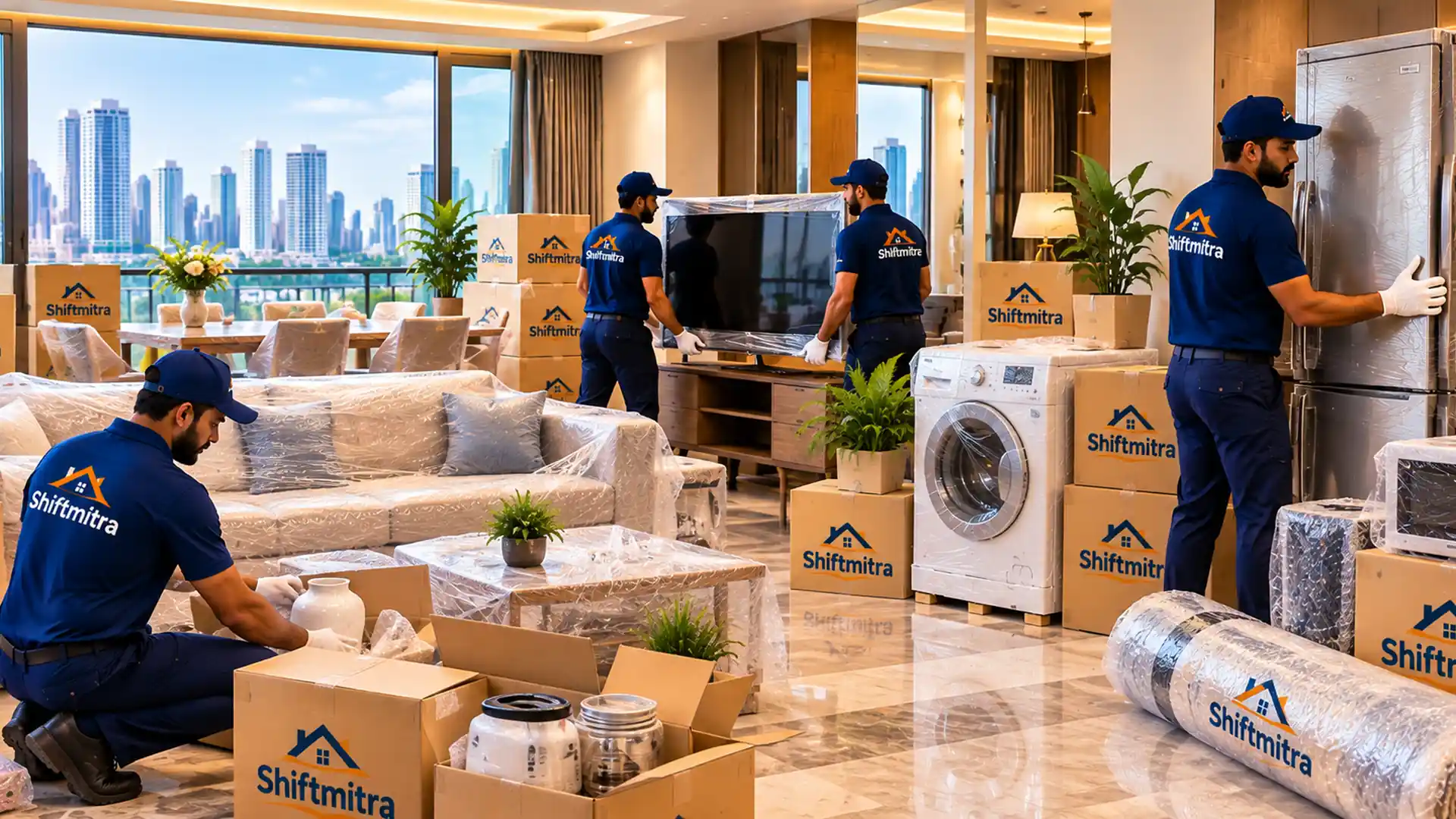Home shifting and household packing