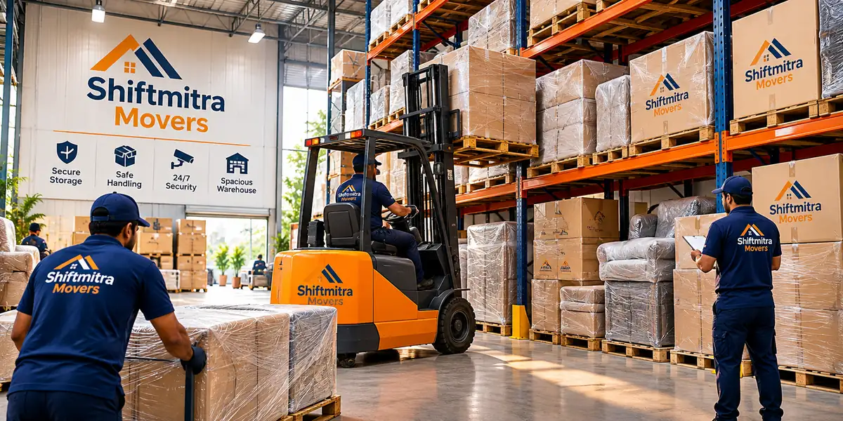 Household goods storage and delivery arrangements